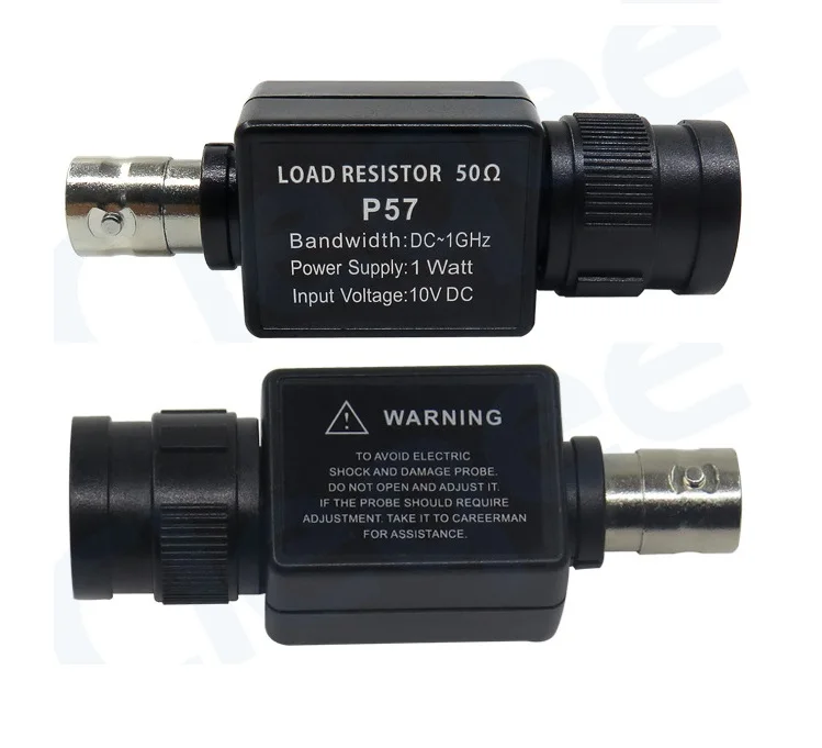 Nowy Cleqee P57 1 sztuk 50 Ohm kanał przez Terminator BNC żeńskie gniazdo 50KY urządzenie Q9 adapter