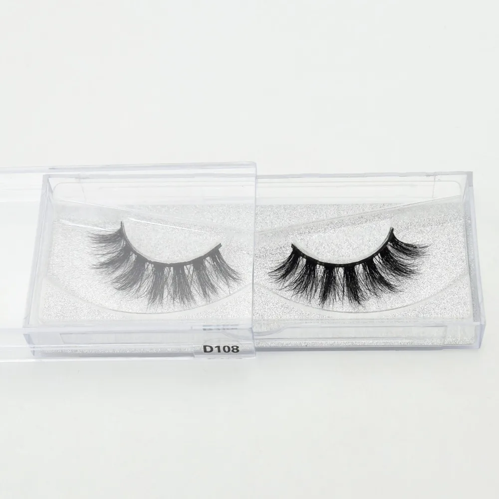 Visofree ขนตา Mink Eye Lashes Crisscross ขนตาปลอมโหดร้ายฟรี 3D Mink Eyelashes แต่งหน้า Maquillaje Profesional D108