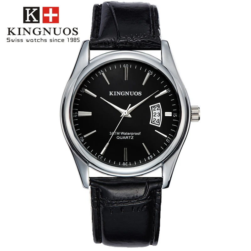 Men Wristwatches Wrist Watch Men\'s Top Brand Luxury Business Male Clock Date Quartz-Watch Leather Relogio Masculino Hodinky