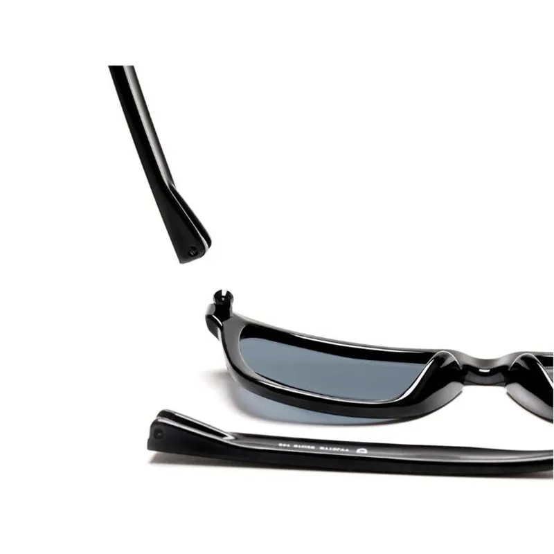 نظارات شمسية Xiaomi Mijia الكلاسيكية المربعة المستقطبة، عدسات TAC، نظارات شمسية من قطعة واحدة بتصميم وسادة أنف، إطار خفيف كلاسيكي بدون براغي