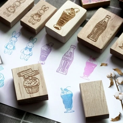 Custom Wooden Rubber Stamp from your Design or Logo, Business Logo Stamp, Custom address Stamp, Wedding Stamp