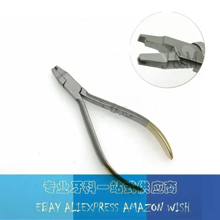 

Dental orthodontic pliers orthodontic material tools stainless steel for free hook clamp