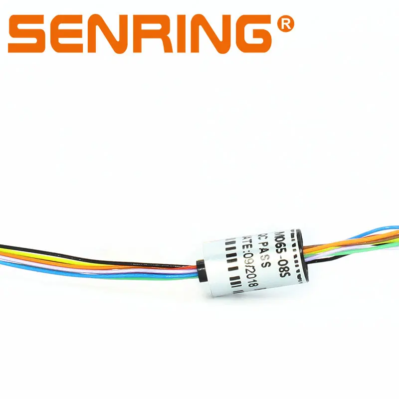 Electric Slip Ring Collecting Ring with OD 6.5mm 4/6/8/12 Wires of 1A Signal for Automatic Entertaining Equipment