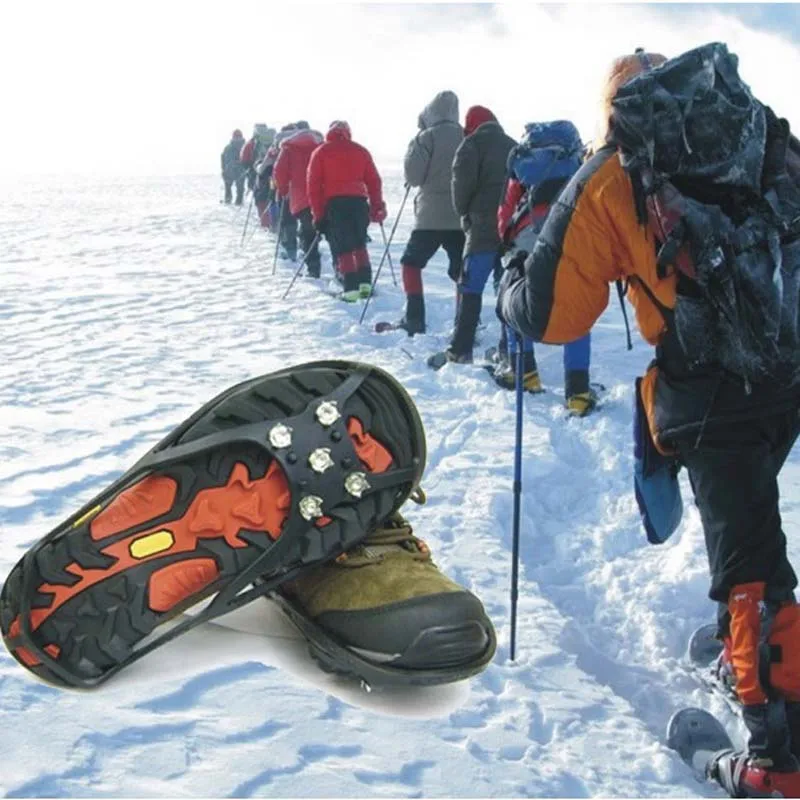 outdoor item+climbing ice crampons skates Magic spiker,ice gripper and snow boots grips