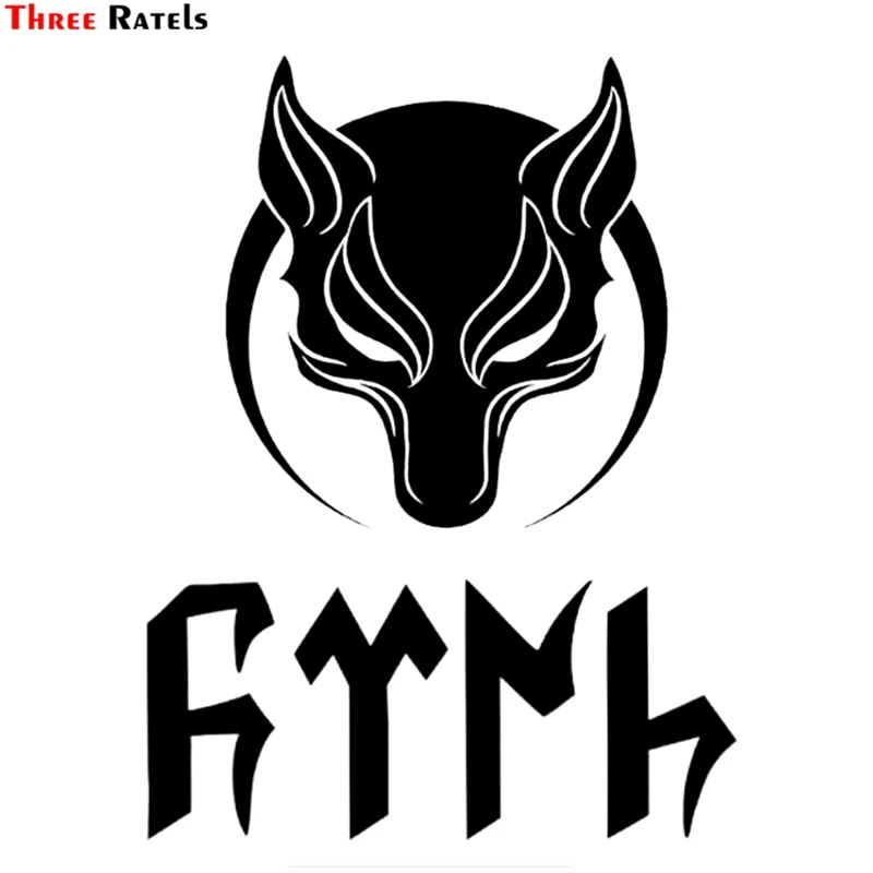 Three Ratels TZ-1450#15.9*12cm Turk Wolf Turkey Car Stickers Funny Auto Sticker Decals