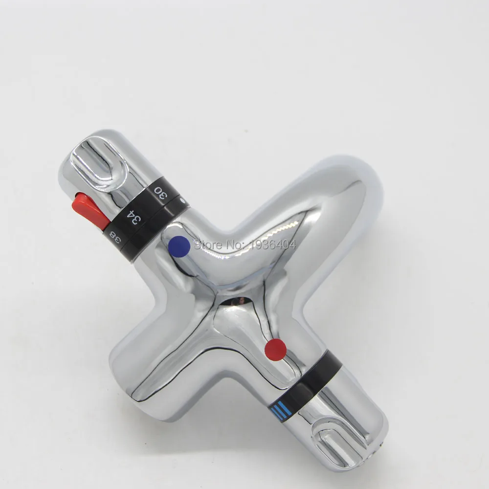 Bathroom Basin Faucet Thermostatic Mixing Valve Dual Handles Torneira Hot and Cold Temperature Control Taps TR505