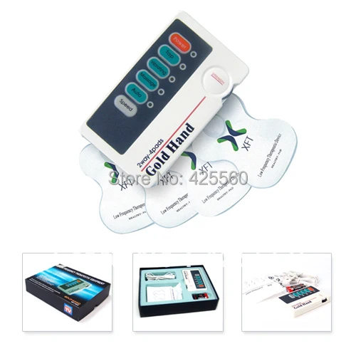 2 Pieces XFT-502 Machines Low-frequency  2 Channels Stimulator With Electrodes Pads