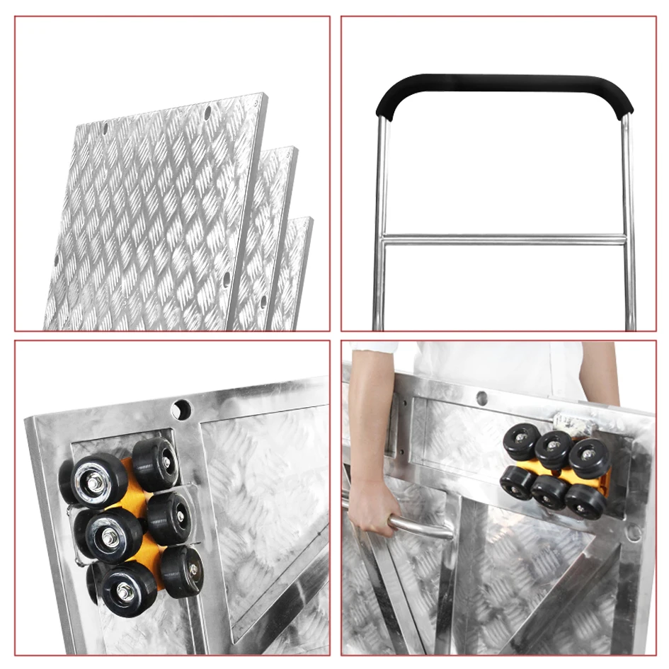 Carga máxima 600lbs resistente inoxidável curvo & trilho reto + carro dolly para vídeo