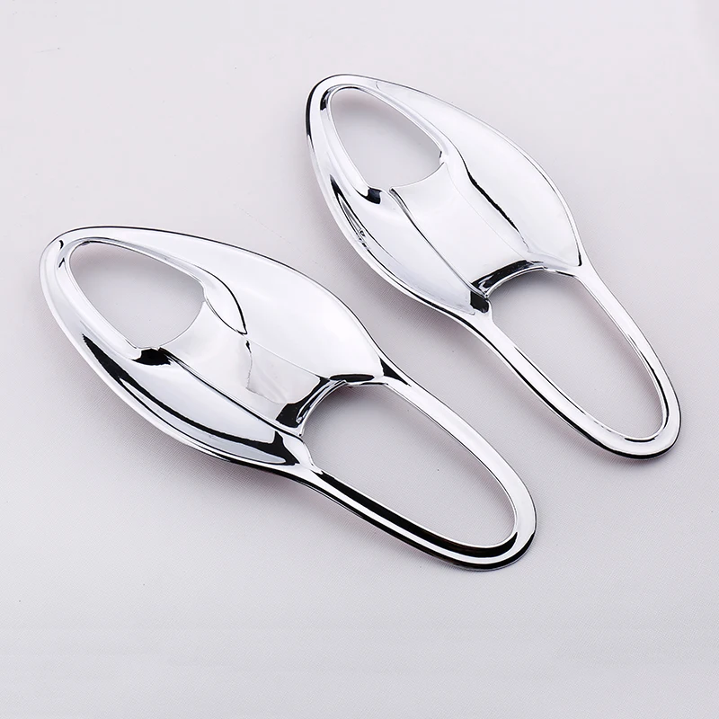 ABS CHROME DOOR HANDLE BOWL COVER CUP CAVITY TRIM INSERT OVERLAY BEZEL MOLDING GARNISH FOR HONDA VEZEL HR-V HRV 2014 to 2019