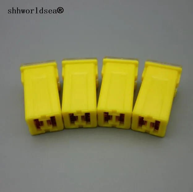 shhworldsea Free Shipping 10PCS high quality square 60A car fuse link auto fuse link PAL Pacific Car link female fuse connector