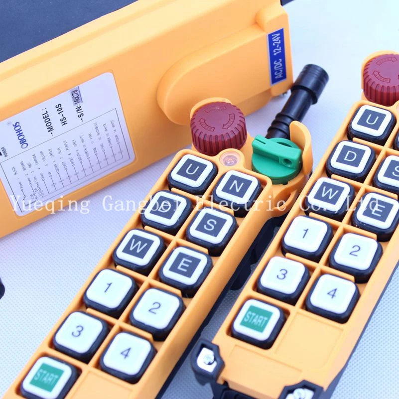 HS-10S (include 2 transmitter and 1 receiver)  crane remote control  Your order note need voltage:380VAC 220VAC 36VAC  24VDC