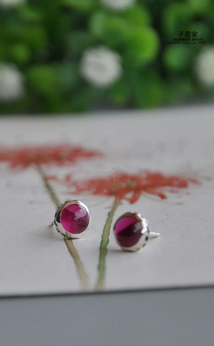 925 sterling silver earrings are small round special offer