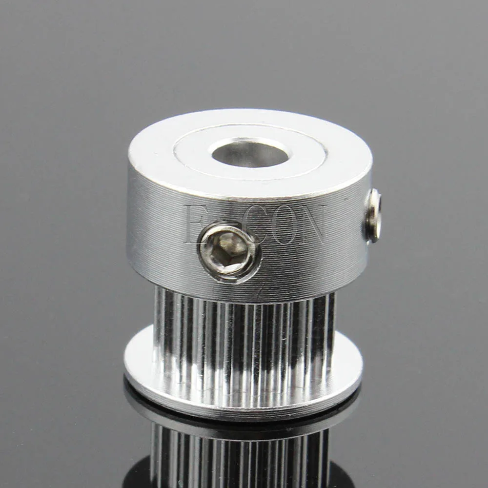 GT2 Timing Pulley Alumium 20 Teeth Bore 5mm/6mm/6.35mm/8mm Teeth width 7mm for Width 6mm GT2 Timing Belt and 3D Printer