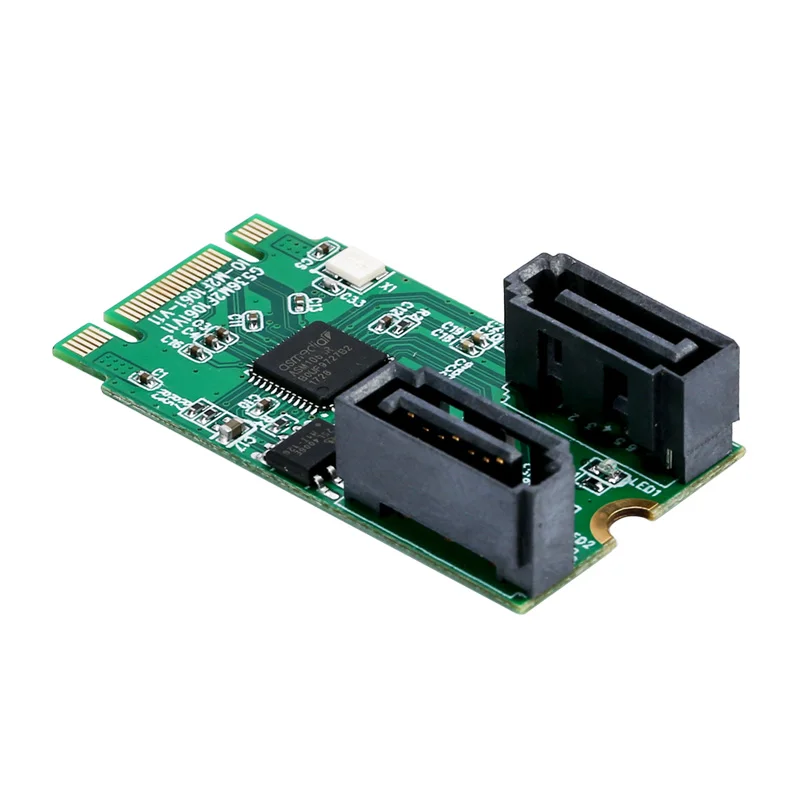 H1111Z Add On Cards HDD/SSD/SATA Raid Controller/Card M2 to SATA M.2 SATA Card Port Multiplier SATA 3 B+M Key M.2 Adapter +Cable