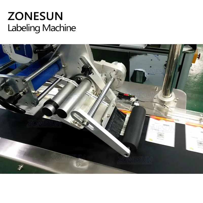 ZONESUN XL-T832 Automatic Sticker Adhesive Plane B Tag Food Paper Book Large Plastic Film Flat Packing Labeling Machine