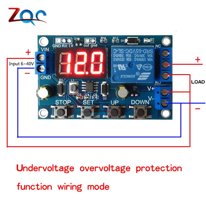 18650 Lithium Battery Charger Board with Over Charge Discharge Protection 6-40V Integrated Circuits Board Module