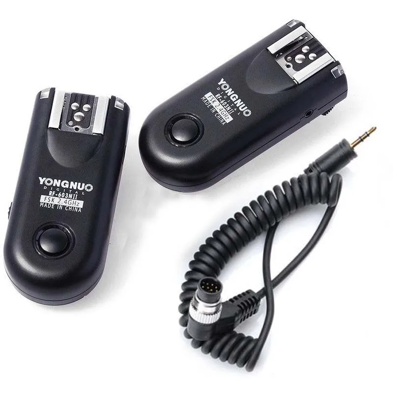 Yongnuo RF-603II RF603II N1 Wireless Flash Trigger For Nik&n D3 D1 D1H D1X D2 D2H D2X D3 D3X D100 D200 D300 D700 D800 D300S