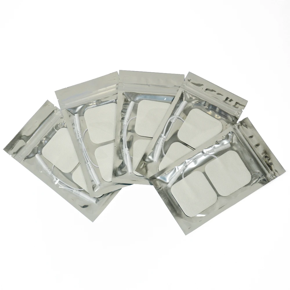 Pelvifine TENS Unit Electrodes Pads 5x5 10Pcs 20pc 50pc Replacement Pads Electrode Patches For Electrotherapy