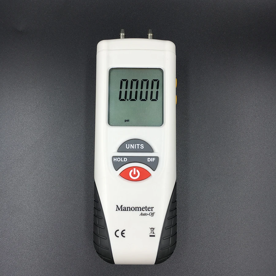 HT-1890 Digital Manometer Air Pressure Meter air pressure Differential Gauge High performance LCD 55H2O to +55H2O Data Hold