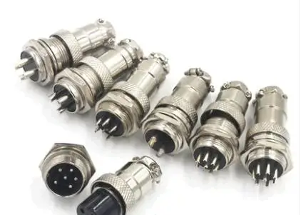 5pcs 2 Pin Male & Female Wire Panel Connector GX16-2