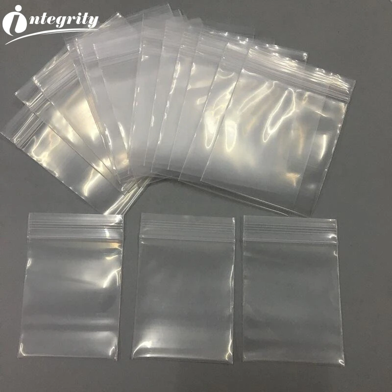 INTEGRITY 16 wire 1000pcs 6*9cm Self Seal Plastic Packaging Zip Lock Poly Party Supplies Gift Sundries Storage Waterproof bags