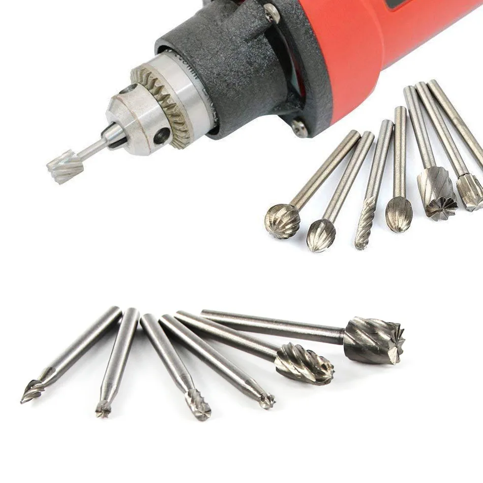 Dremel Dreh Werkzeug Zubehör Holz Carving Set Mini Drill Bit Set Schneiden HSS Routing Router Schleifen Bits Fräser
