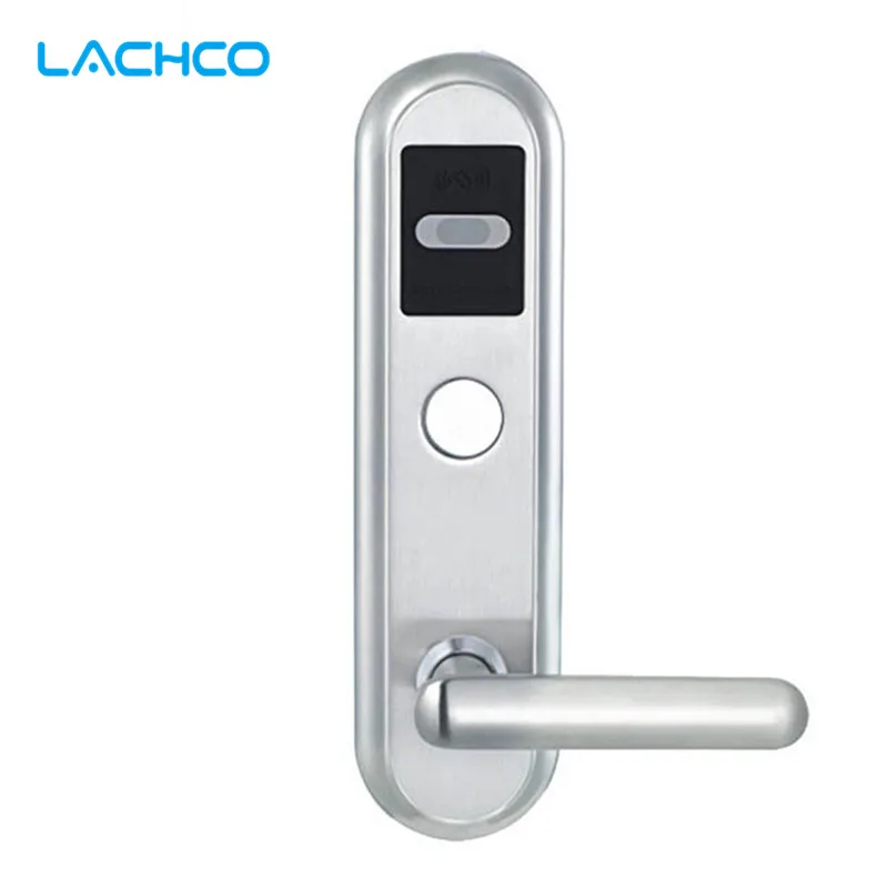 

LACHCO Intelligent Electronic Door Lock RFID Card with Key for Home Hotel Apartment Office Smart Entry L16017BS