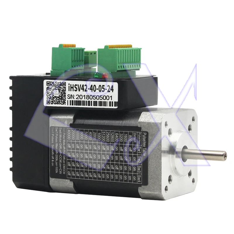 

JMC IHSV42-40-05-24 52W 0.125Nm 4000rpm Integrated AC Servo Motor Driver 24VDC Automated Special 1000 line encoder