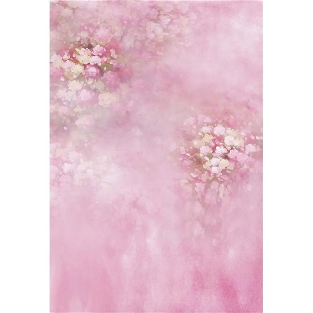 

Baby Shower Pink Floral Background Printed Flowers Newborn Photography Props Kids Children Girls Photo Shoot Backdrops