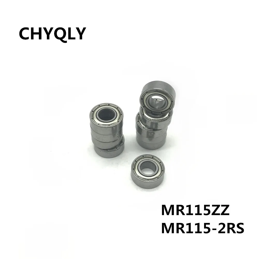 50Pcs MR115ZZ MR115-2RS 5x11x4 mm Deep Groove Ball Bearing Miniature Bearing Advanced High Quality MR115Z MR115