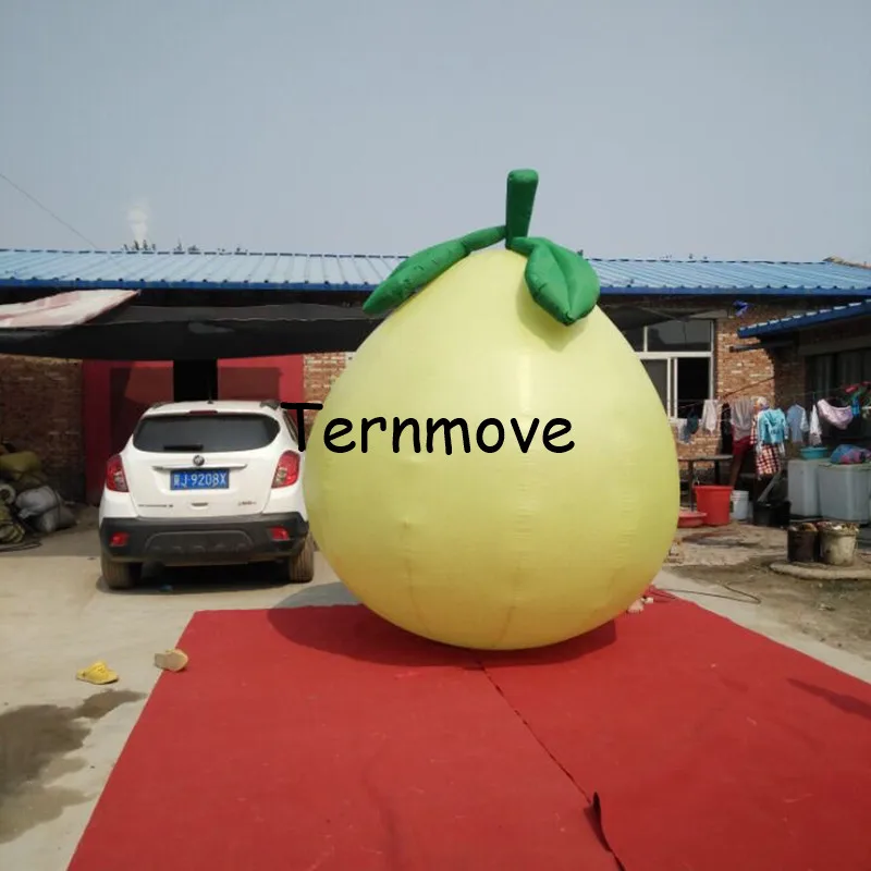 

giant advertise inflatable pear fruit model for promotion display decoration customized inflatable fruit replica for advertising