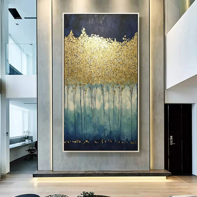 EECAMAIL Diamond Painting Full Of Diamonds Embroidered Wealth Tree Porch Vertical Version Of The Diamond Cross Stitch 2019 New