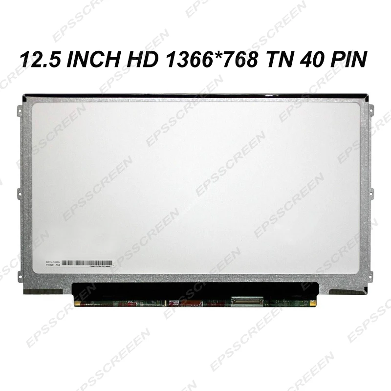 

12.5" HD LCD SCREEN LP125WH2 TLB2/TLB1/TLFA LTN125AT01 B125XW01 V.0 DISPLAY 40 PIN 1366*768 TN MATRIX matte