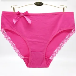 Hot Selling 1pc/Lot Big Yards 2XL/3XL/4XL Ladies Cotton Underwear Women's Panties Large Plus Size Mummy Pants 89311