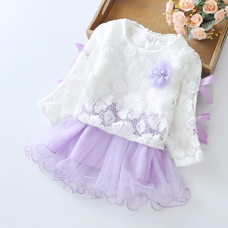 Baby Girl Dress Princess Infant Party Dresses for Girls Autumn Kids tutu Dress Baby Clothing Toddler Girl Clothes DS19