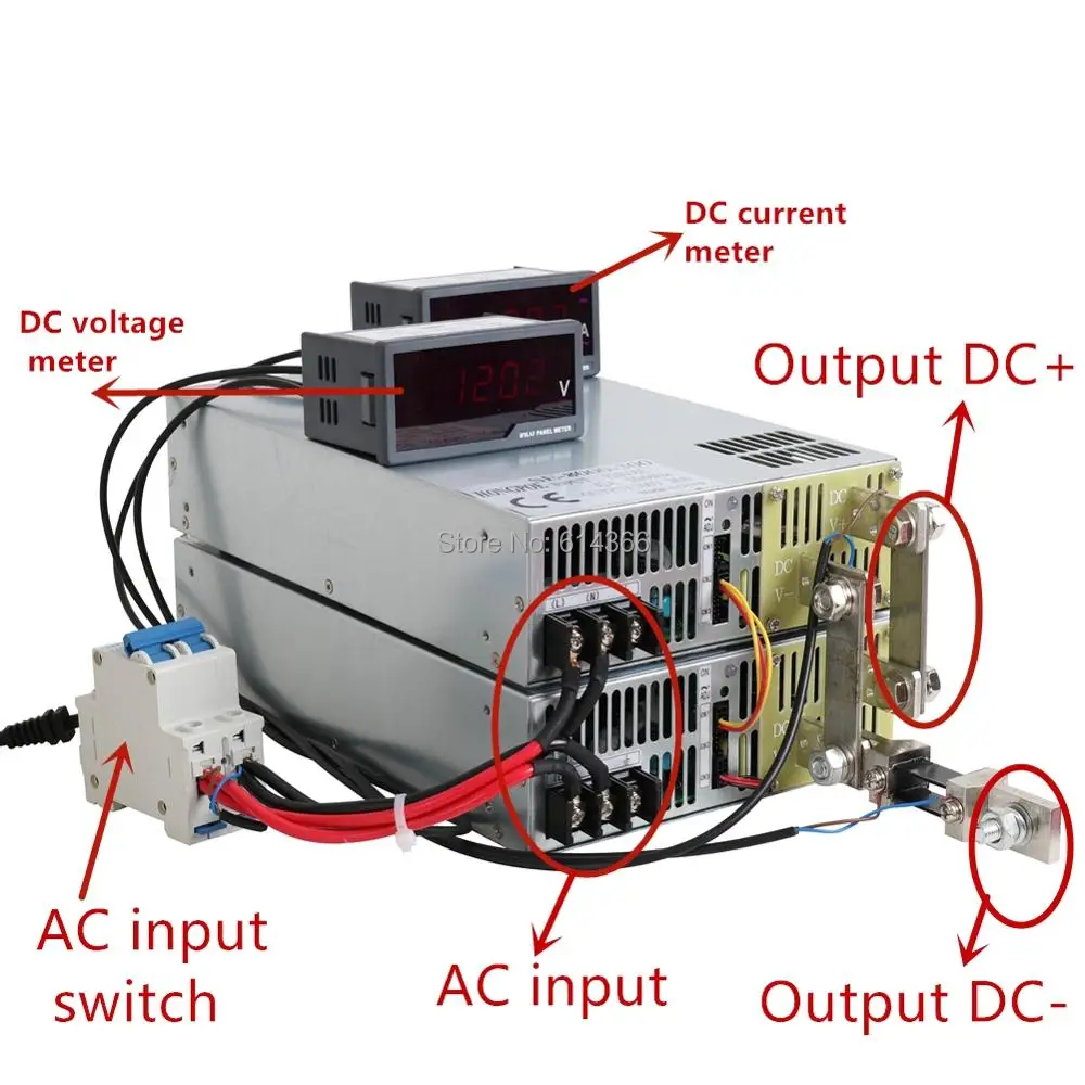 NEW DC 68V 110V 150V 200V 250V 300V 350V Switching Power Supply 0-5v Analog Signal Control Source Transformer Ac-Dc PLC 0.5V-NV