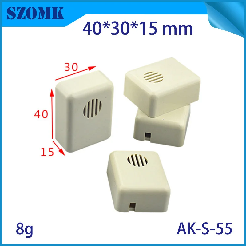 20Pieces  40*30*15mm szomk hot selling electrical project enclosure for pcb microphone plastic abs junction box housing case