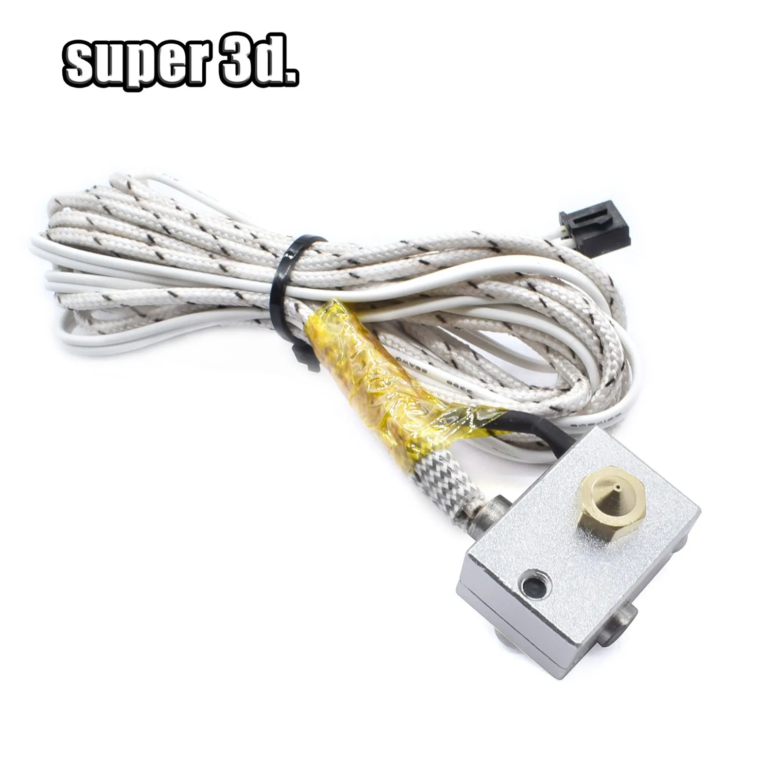 V6 Heizungsset 12V/24V 50W 0,4mm Düse 100cm Heizrohrkabel für 1,75mm 3D-Druckerzubehör E3D V6 J-Kopf Hotend Kit – Detail 3