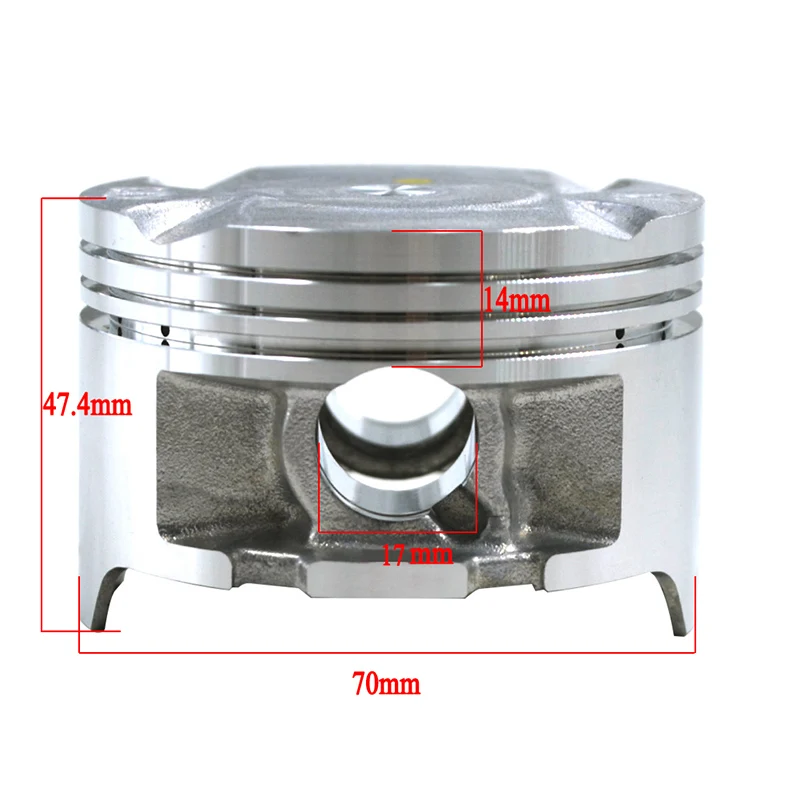 Motorcycle Cylinder Bore Size 70 70.25 70.50mm Piston Rings Kit For Honda AX-1 250 NX250 XL250 KW3 NX XL 250 KW 3