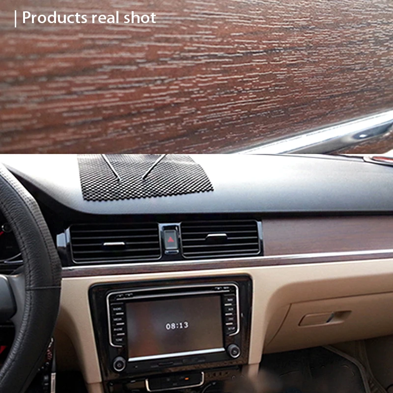 LENTAI Car Sticker Wood Grain Film Fiber Vinyl Wrap Auto Interior PVC Film For Mercedes Benz W203 W204 W211 Volvo S60 XC90 XC60