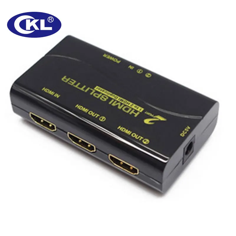 CKL HD-92M 1*2 2 ميناء البسيطة HDMI الفاصل دعم 1.4V 3D 1080P ل PC مراقب