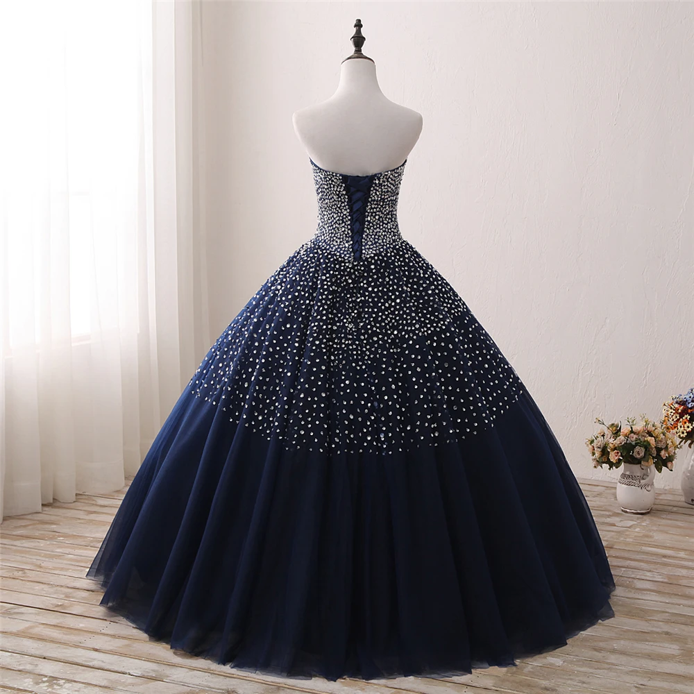 ANGELSBRIDEP New Arrive 100% Real Photo Quinceanera Dresses Ball Gown Beaded Lace Up Sweet 16 Dress For 15 Years Debutante Gowns