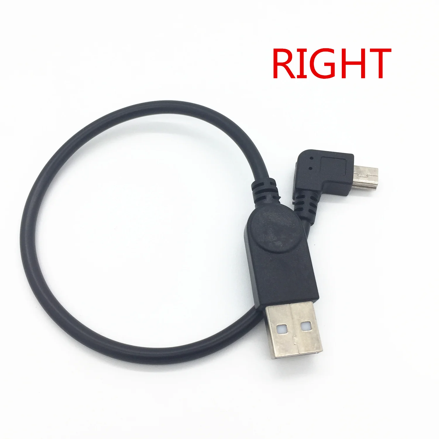  90 Degree Right Angle USB Type A Female To Mini B 5 Pin Male Cable Adapter