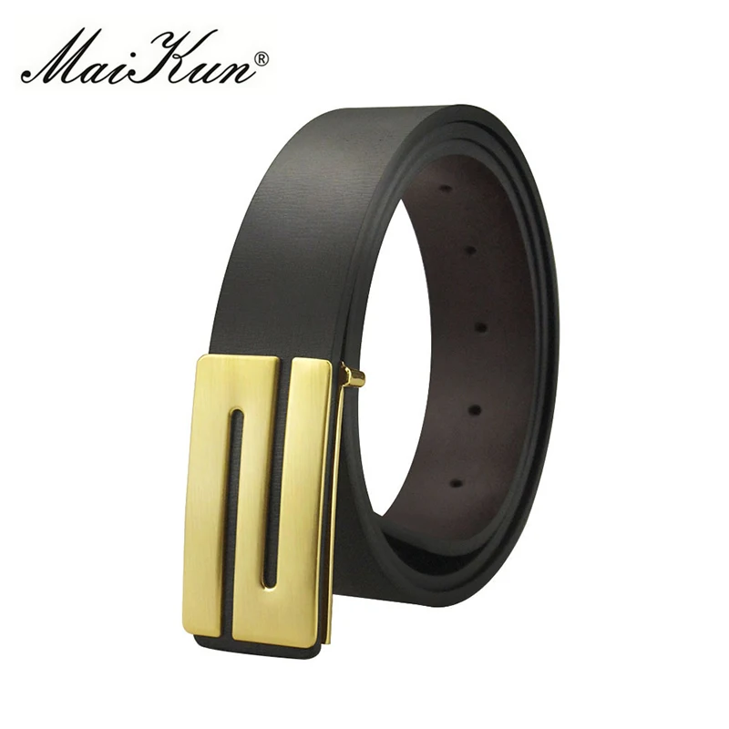 Maikun Pu Lederen Riemen Voor Unisex Designer Merk Luxe Riem Voor Mannen Vrouwen Hoge Kwaliteit Riem Voor Jeans