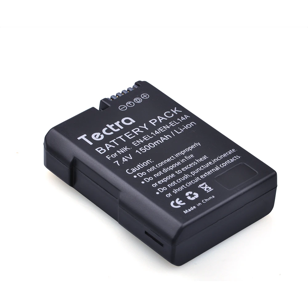 EN-EL14 EN-EL14A 1500mAh Battery for Nikon P7800 P7700 P7100 P7000 D5500 D5300 D5200 D3200 D3300 D5100 D3100 enel14a enel14