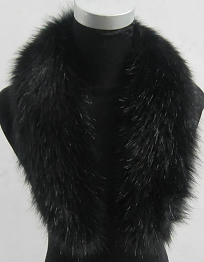 Fashion Big Raccoon Fur Collar Fake Fur Collar Shawl Fur Cllar Article Cap Tide Female