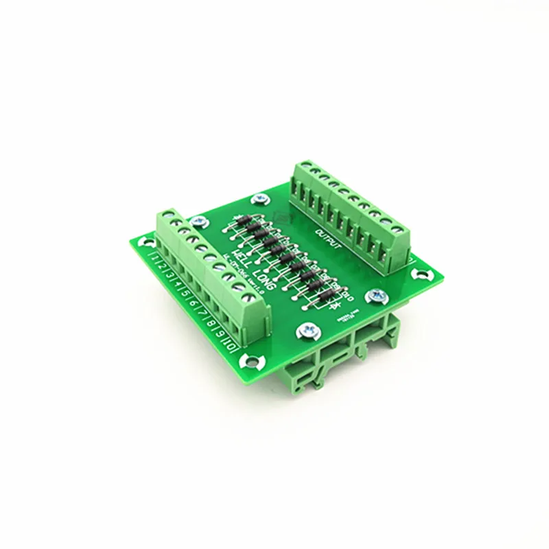 Diode Protection Terminal Block IN4007 1A/1200V Diode Terminal Block.