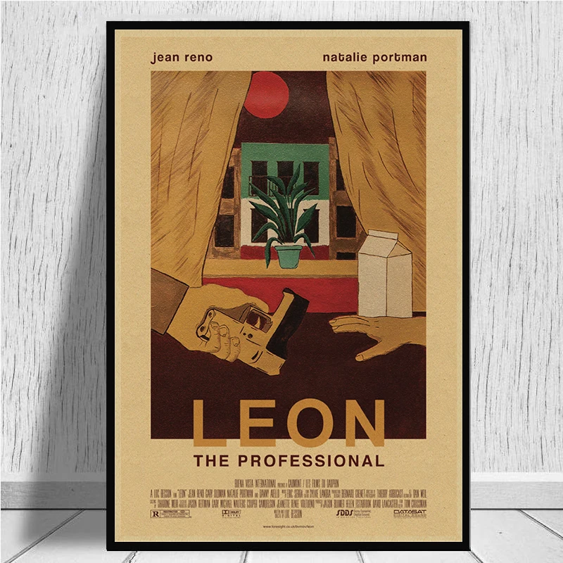 LAITANG Leon, póster de película Vintage profesional, póster Retro, decoración de Pared, decoración del hogar
