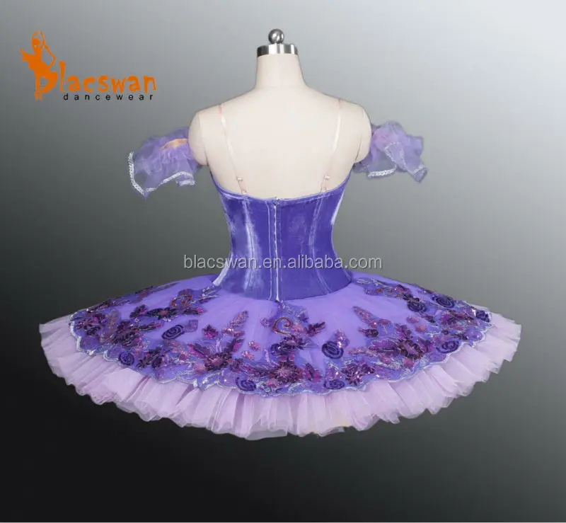 Custom Made Lilac Fairy Professional Pancake Tutu Ballet Dress Sleeping Beauty Fairies Costumes BT877