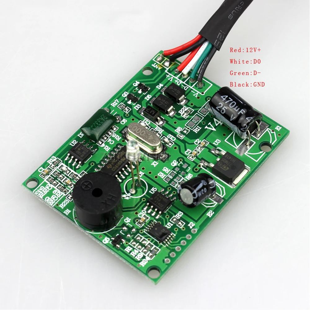 125Khz RFID Reader EM ID Card RFID Tag Reader WG26 Waterproof for Access Control System EM access control reader